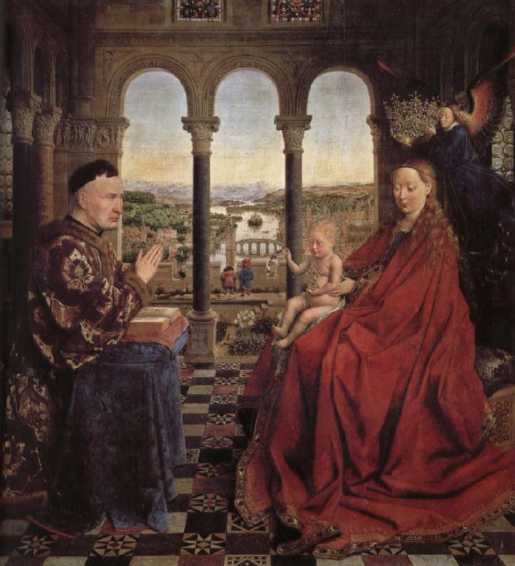 Jan Van Eyck Roland s Madonna Sweden oil painting art